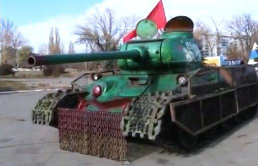 Танки Т-34 и ИС-3 помогли ополченцам Донбасса в 2014 году