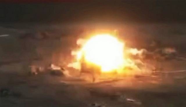 Взрыв 1500-килограммовой вакуумной бомбы уничтожил командный пункт ВСУ