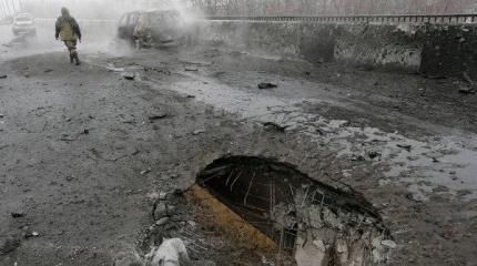 Донецк был обстрелян минометами калибра 120 и 30 мм Донецк был обстрелян минометами калибра 120 и 30 мм