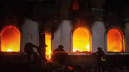 Нацики, увидев прилеты по мостам, внезапно полюбили русский язык