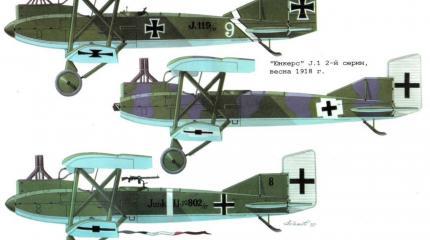 Летающие танки кайзера. Часть 3.2 Пехотные самолеты Junkers J.1 Летающие танки кайзера. Часть 3.2 Пехотные самолеты Junkers J.1