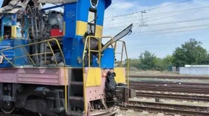 Российский дрон-камикадзе поразил тепловоз в 27 км от линии фронта