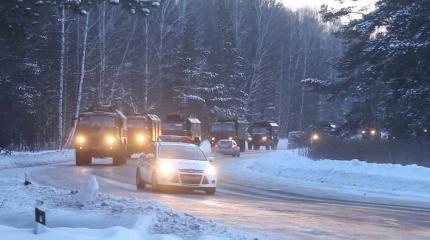 Под прикрытием Ми-24 и Ми-8 развернут полевые командные пункты на Урале