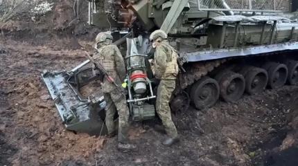 110-килограммовые снаряды "Малки", пролетев 25 км, накрыли опорник ВСУ