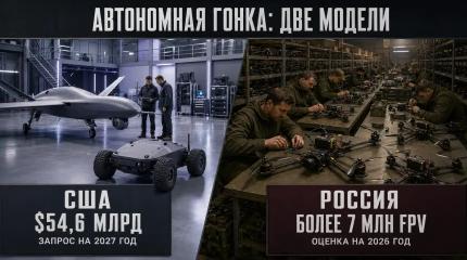 $54,6 млрд против 7 млн дронов: кто выигрывает гонку вооружений нового типа