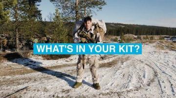 Что носит в своем рюкзаке норвежский снайпер?