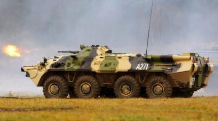 Миротворцы ООН опробуют БТР-80 Миротворцы ООН опробуют БТР-80
