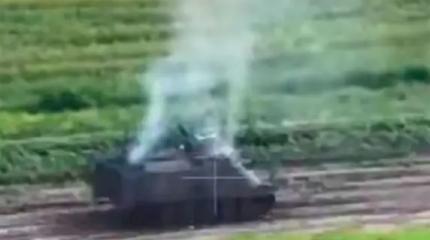 Шведский PBV-302 сожгли на шахтерском направлении Шведский PBV-302 сожгли на шахтерском направлении