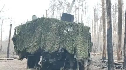 Боевую работу САУ «Мальва» по уничтожению целей ВСУ показали на видео