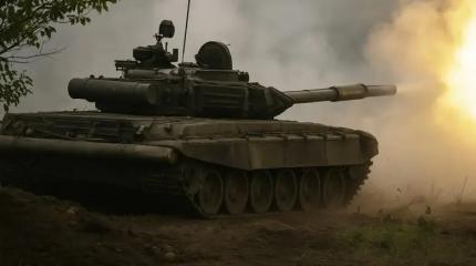 Пыль, огонь и шок противника: удар Т-72Б3М разнёс тайный склад ВСУ в щепки