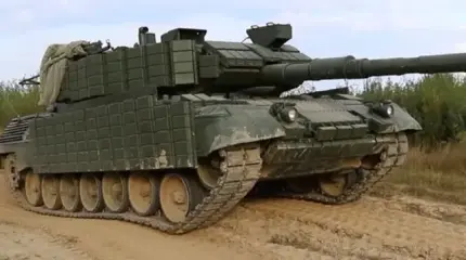 Германскую 42-тонную "кошку" ВСУ - Leopard 1A5 подорвали прямо в "логове"
