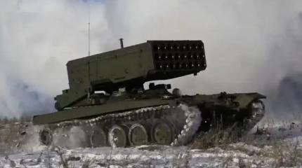 Оружие возмездия: завершились тесты огнемётного комплекса ТОС на базе Т-80