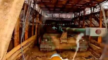 Польская 155-мм САУ на южнокорейском шасси уничтожена дроном-камикадзе