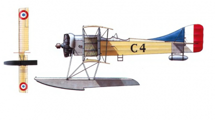 Опытный поплавковый гидросамолет Caudron R. Франция Опытный поплавковый гидросамолет Caudron R. Франция