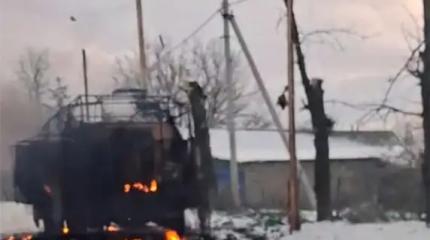 Сожжен редкий в ВСУ бронеавтомобиль Dingo из Германии