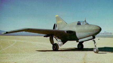 Истребитель в форме пули. XP-56 Black Bullet