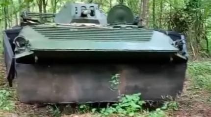 У ВСУ впервые замечены "гибридные" ОТ-90, созданные на базе БМП-1