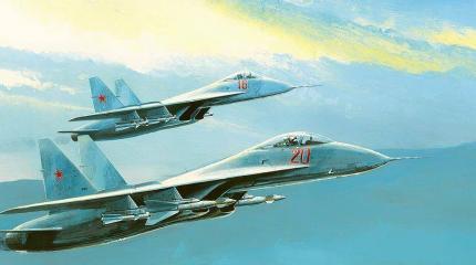 Многоцелевой истребитель Sukhoi Su-27 Flanker (Су-27) глазами запада