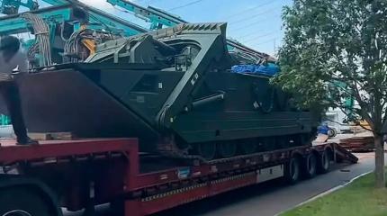 Инженерную машину на базе амфибии для морской пехоты показали в Китае