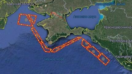 Военные РФ загадочно закрыли часть Черного моря