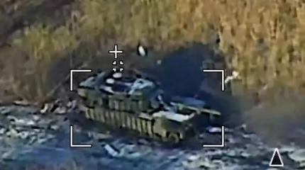 "Ланцет" прожег броню еще одному американскому танку M1A1SA Abrams ВСУ