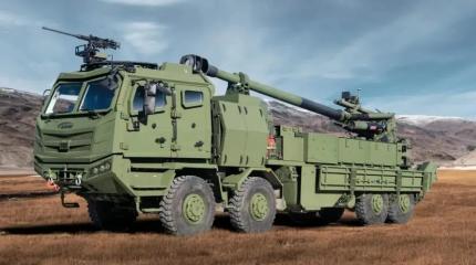 Колесная САУ Т-155 ТТА «Пантера» ВС Турции