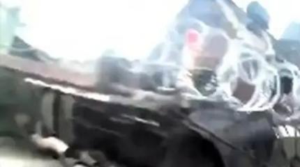 Замечен сверхзащищенный БТР на базе Т-72 - новый шедевр от наших бойцов