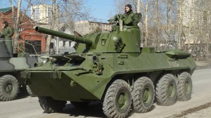 Репетиция Парада Победы в Екатеринбурге. 2С23 «Нона-СВК» Репетиция Парада Победы в Екатеринбурге. 2С23 «Нона-СВК»