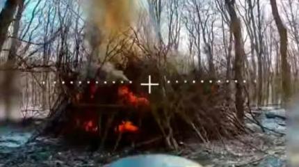 Дроны сняли уничтожение странного танка ВСУ