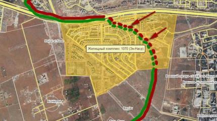 Сирийская армия ведет тяжелые бои за район 1070 на юго-западе Алеппо