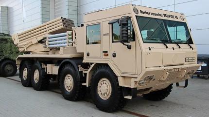 Гигантским огненным шаром стал RM-70 "Вампир" ВСУ после попадания "Ланцета"