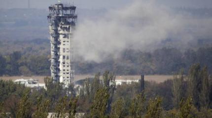 Диспетчерская вышка в Донецком аэропорту уничтожена