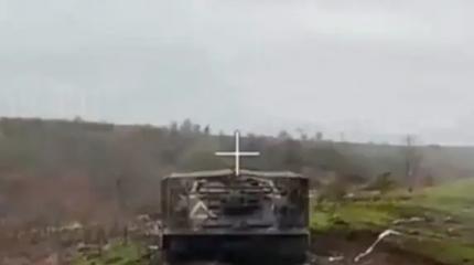 Появилось видео уничтожения 63-тонного танкового тягача М88А2 Hercules Появилось видео уничтожения 63-тонного танкового тягача М88А2 Hercules