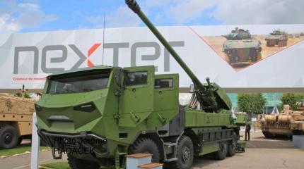 Nexter испытывает новый «Цезарь»