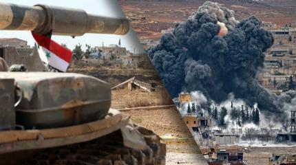 На юге Сирии штурмовики Асада намотали боевиков на гусеницы Т-90 На юге Сирии штурмовики Асада намотали боевиков на гусеницы Т-90