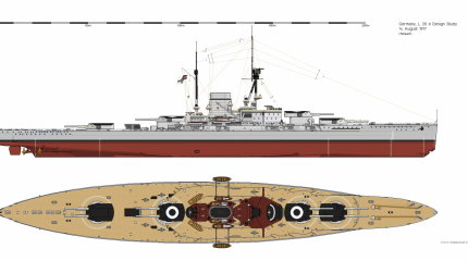 Нереализованные проекты немецких линкоров периода Первой Мировой войны