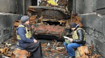 Донбасский фронт: «Я пытался понять, как этот танк сюда заехал»
