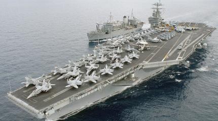 Второй авианосец ВМС США вошел в воды Средиземного моря Второй авианосец ВМС США вошел в воды Средиземного моря