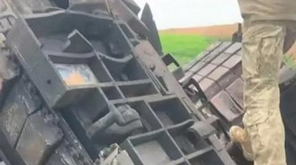 Украинская динамическая защита "Нож" снова опозорилась, теперь на Leopard1 Украинская динамическая защита "Нож" снова опозорилась, теперь на Leopard1