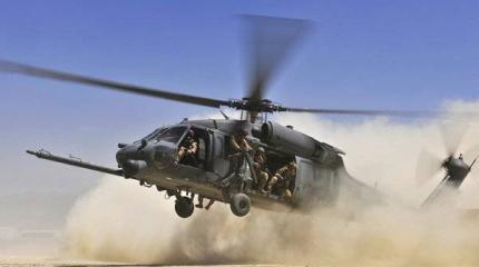 Чёрный день для спецназа США: на сирийской границе упал вертолёт Pave Hawk