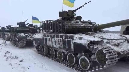 В районе н. п. Калиновка ЛНР идет ожесточенный бой В районе н. п. Калиновка ЛНР идет ожесточенный бой