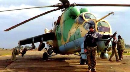 Сирийские Ми-24 стали бомбардировщиками: эффектные удары «Крокодилов» Сирийские Ми-24 стали бомбардировщиками: эффектные удары «Крокодилов»