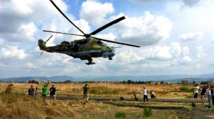 Боевики объявили о сбитом российском вертолете в Сирии Боевики объявили о сбитом российском вертолете в Сирии