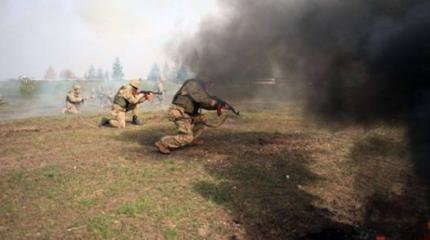 Первый Украинский: огненный дождь в Горловке, летающие танки