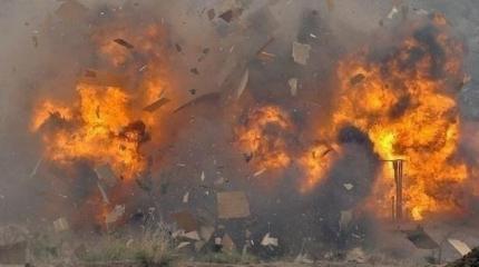 Йеменский ПТУР был заснят во время попадания по штабу саудовцев Йеменский ПТУР был заснят во время попадания по штабу саудовцев