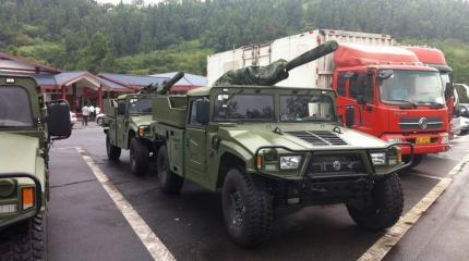 Армия Китая приняла на вооружение новые 82 мм самоходные минометы на шасси 4х4 Армия Китая приняла на вооружение новые 82 мм самоходные минометы на шасси 4х4
