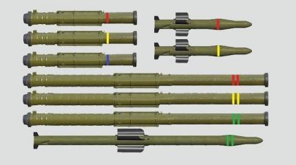 Тридцать шесть унифицированных боеприпасов для ракетного танка