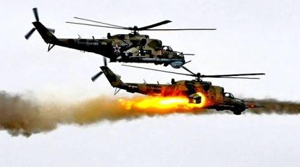 Боевая «карусель»: Российские вертолеты три часа били по террористам Боевая «карусель»: Российские вертолеты три часа били по террористам