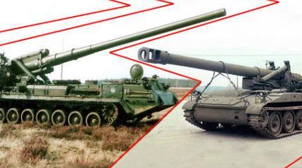 Битва тяжеловесов: российский «Пион» против американской M110A2