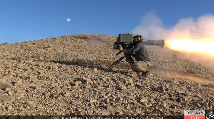 Боевики показали видео прямого попадания ПТУР по сирийской ЗСУ «Шилка»